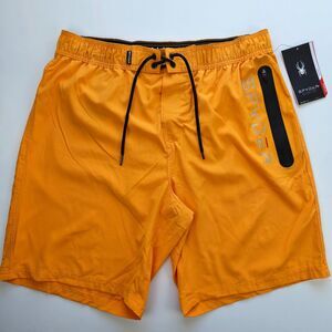 Spyder NWT Bright Orange Board Shorts Swim Trunks XL